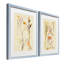 « Antique Botanical sketch VI », ensemble de 2 reproductions d’art graphique encadrées sur papier