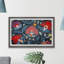 Abstract Flowers - Single Picture Frame Print-736880572