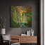« Paradis » de Jan Kasparec, tableau mural en métal doré, 91,4 cm x 91,4 cm-133656594