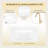 36"Mid-Century Bathroom Vanity with Motion-Sensor Light & Patterned Glass,Farmhouse Sink Cabinet with Storage, High-End Restroom Vanity-944579612