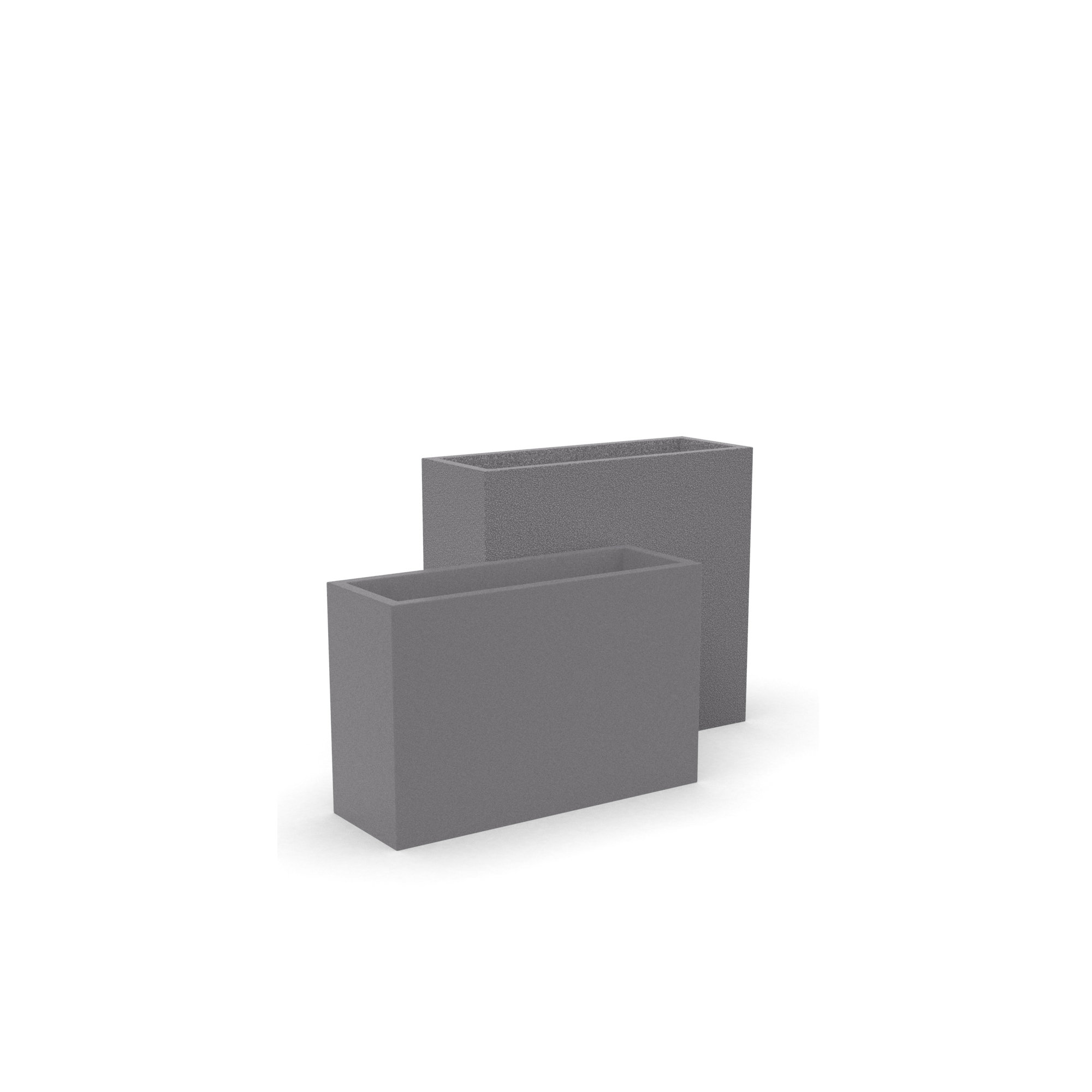Kenroy Planter Box, 26" H x 39.5" W x 14" D, Granite