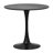 31.5 inch Round Pedestal Dining Table,Black-540107817-536904516-558319753