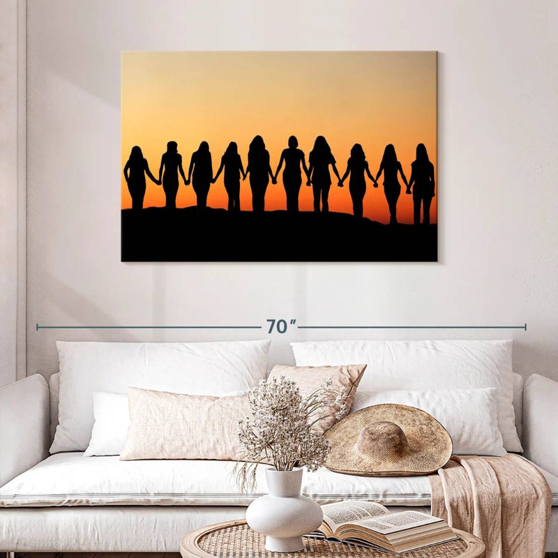 Khyia Women With Mission, 30" H x 45" W