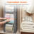 Clothes Storage Box With Metal Frame, Stackable Storage Box, Foldable Clothes Storage Box With Lid, 40L Storage Bag Fabric Box Organizer With Clear Window And Zipper And Sturdy Handle, 4 Pack