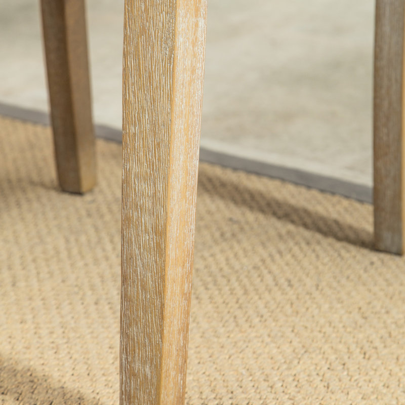 Chaise de salle à manger en bois massif Habit (2) - Chaises confortables avec revêtement et capitonnage élégant de 2 dans le dossier, rembourrage, design intemporel