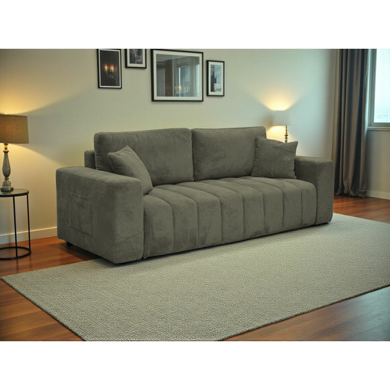 3 Seater Sleeper, Green