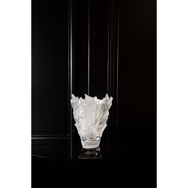 Champs-Élysées Handmade Crystal Table Vase, Clear