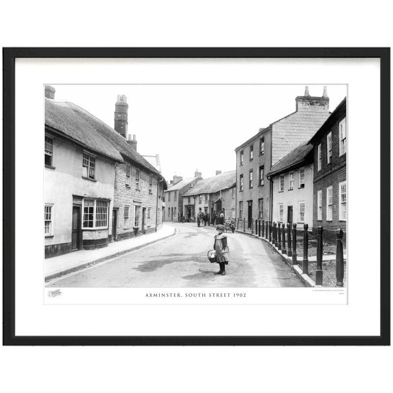 Axminster, South Street 1902 - Single Picture Frame Print, 60cm H x 80cm W x 2.3cm D