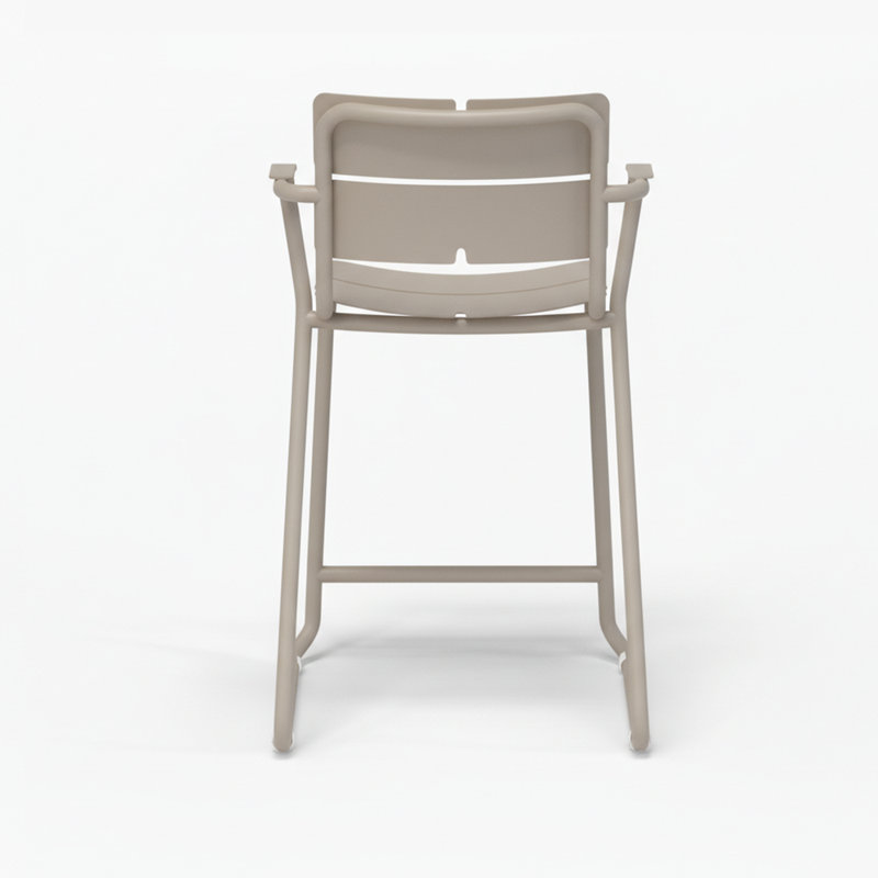 Tabouret Corail, Gris