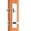 Rockwell Times Square Solid Brass Handleset With Delta Lever In Polished Chrome Finish