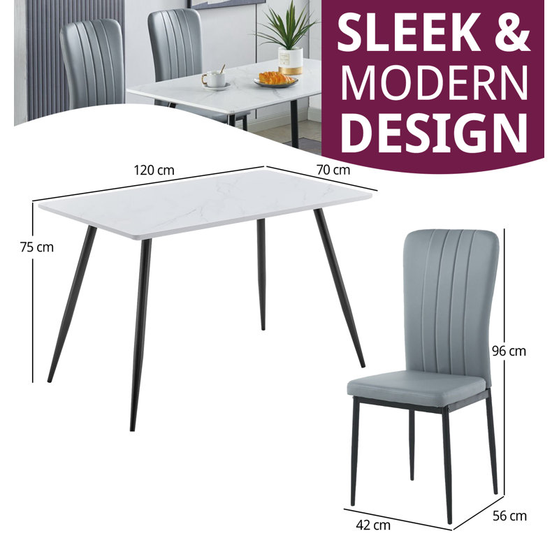 Aadaya 4 - Person Dining Set