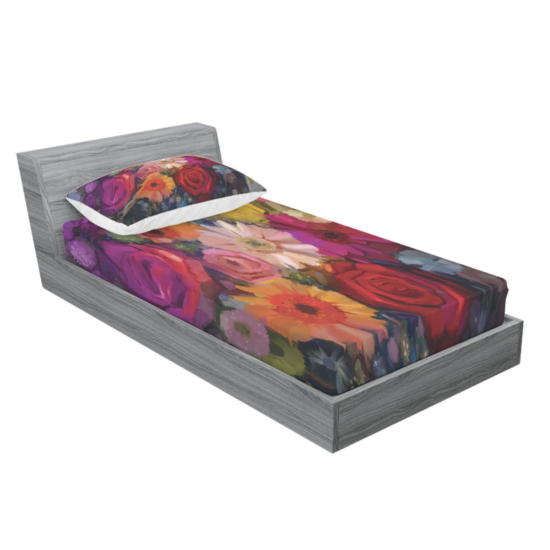 Microfiber Sheet Set, Twin XL Sheet Set with Fitted Sheet
