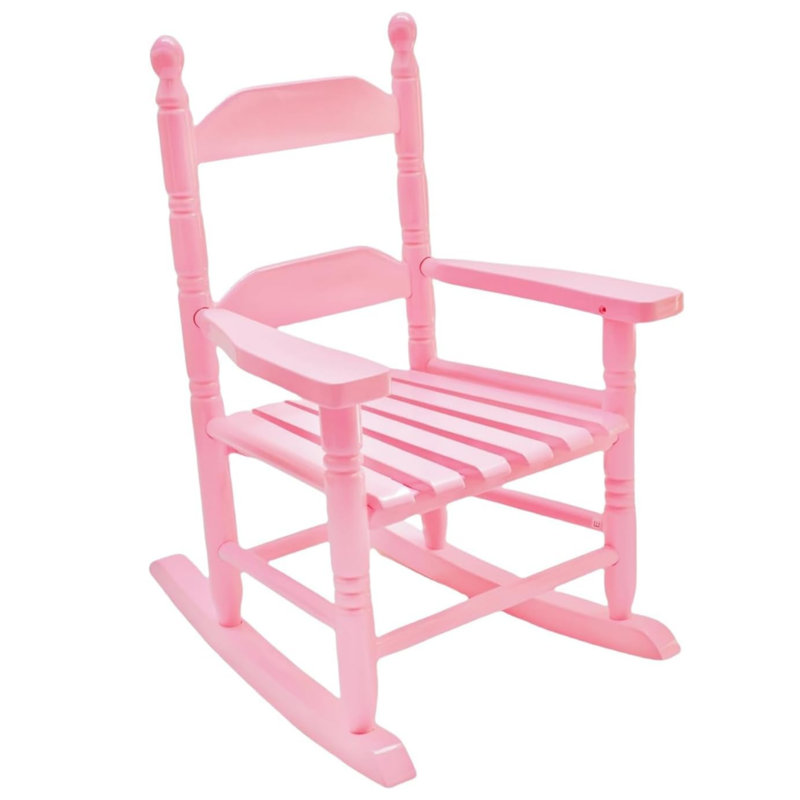 Child Rocking Chair For 3-6 Small Baby Kids Wooden Outdoor Furniture Indoor Living Room Lounge Bedroom Porch Patio Outside 