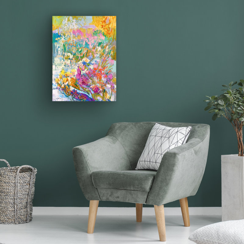 Jour céleste sur toile, H 32 po x l 24 po x P 2 po