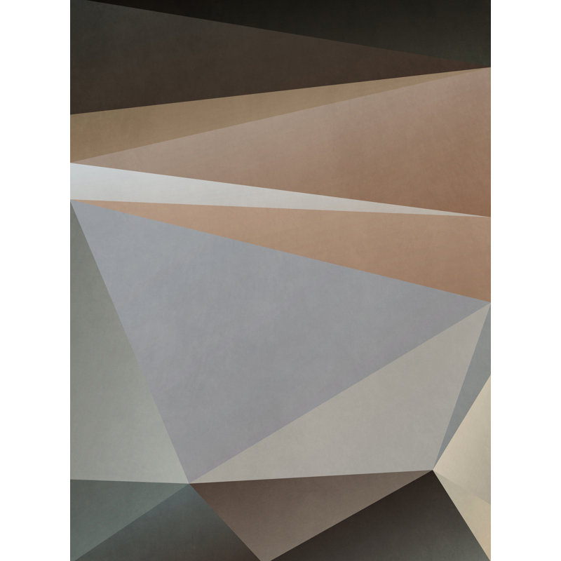 " Interconnected Triangles " by Angel Estevez, Wrapped Canvas, 32" H x 24" W
