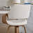 Modern Upholstered Counter Stools, 26 Inch Swivel Bar Stools With Hollow Back And Wooden Legs For Kitchen Island,Kitchen Bar Height Stools-285656374-295180610