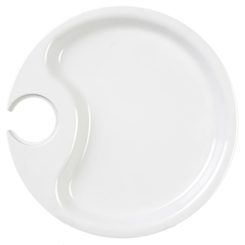 Thunder Group Inc. Melamine Platter, White
