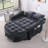 Chenille 2-seater Sofa, Double Sofa Chaise Longue-1827338636