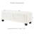 48", Faux Leather Pu, Upholstered , Storage Bench, White, Bedroom, Living Room, Hallway, Effortless Setup And Surface Cleaning Storage, Upholstered, Simple Assembly, Easy - To Clean-1086033868-1086033869