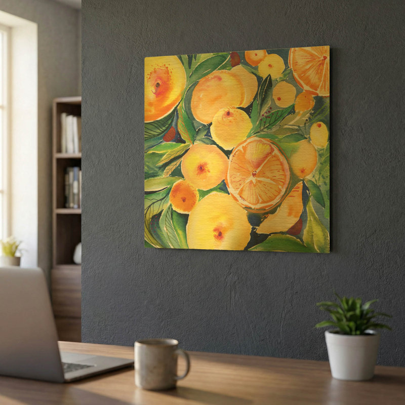 " Summery Citrus ", 24"x24"