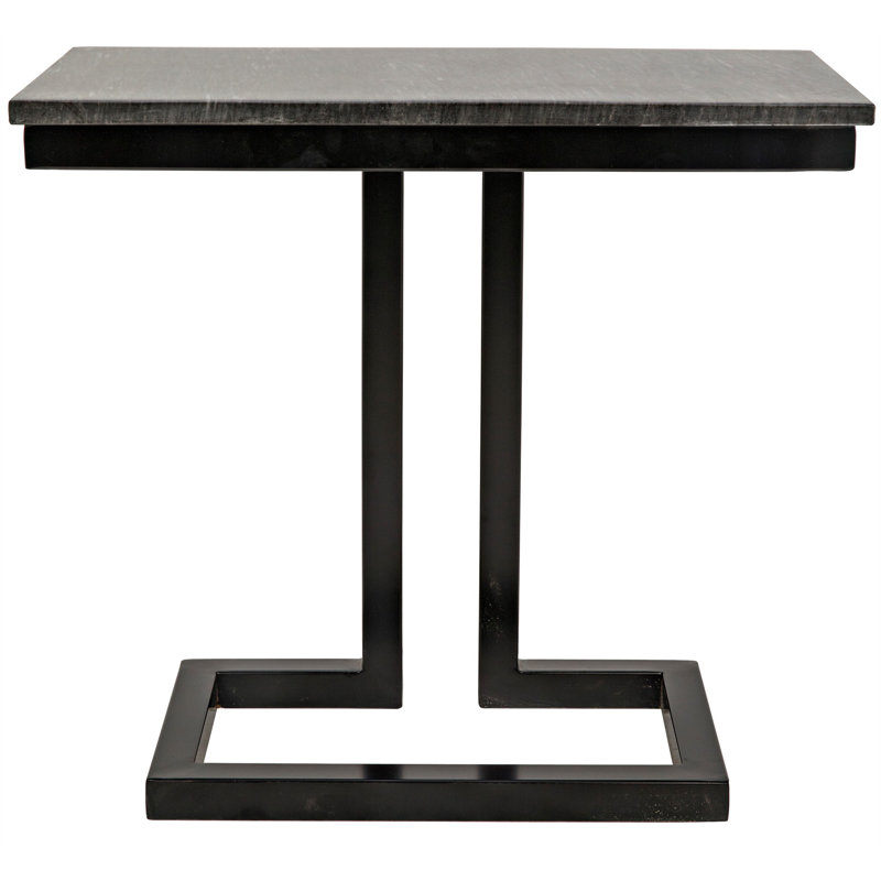 Alonzo Marble Top End Table