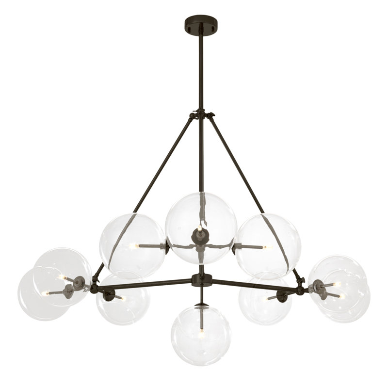 Bermude 10 - Light Chandelier, Bronze