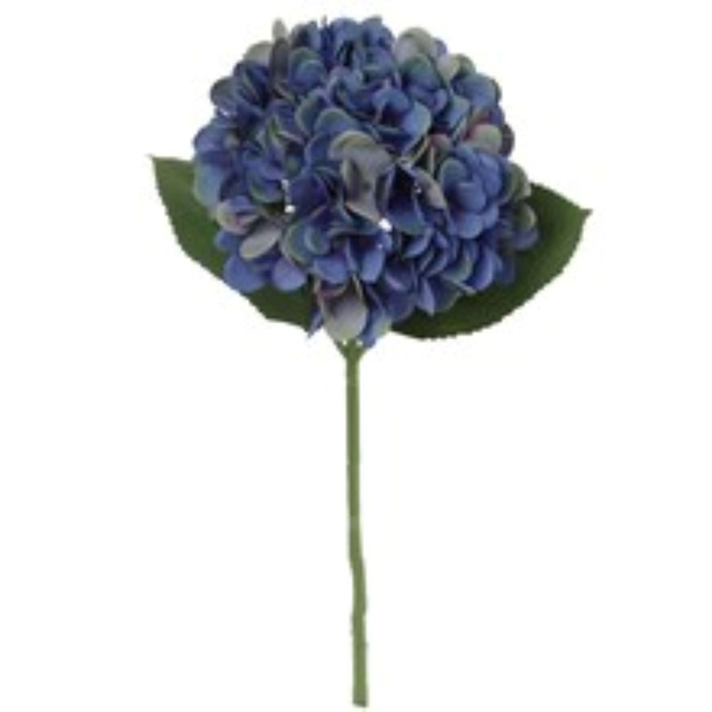 Hortensia foncé foncé de 7 po avec 2 couches - arrangement de fleurs artificielles