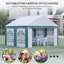 Apolino 4m x 4m Metal Party Tent