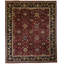 Oriental Hand-Knotted Wool Burgundy/Black/Ivory Area Rug