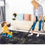 Tapis noir lavable (noir et doré)-525031356