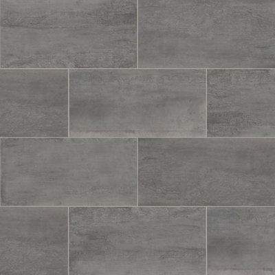 Vante 24 in. x 48 in. Matte Porcelain Metal Look Floor and Wall Tile