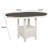 Devarsh Oval Solid Wood Dining Table