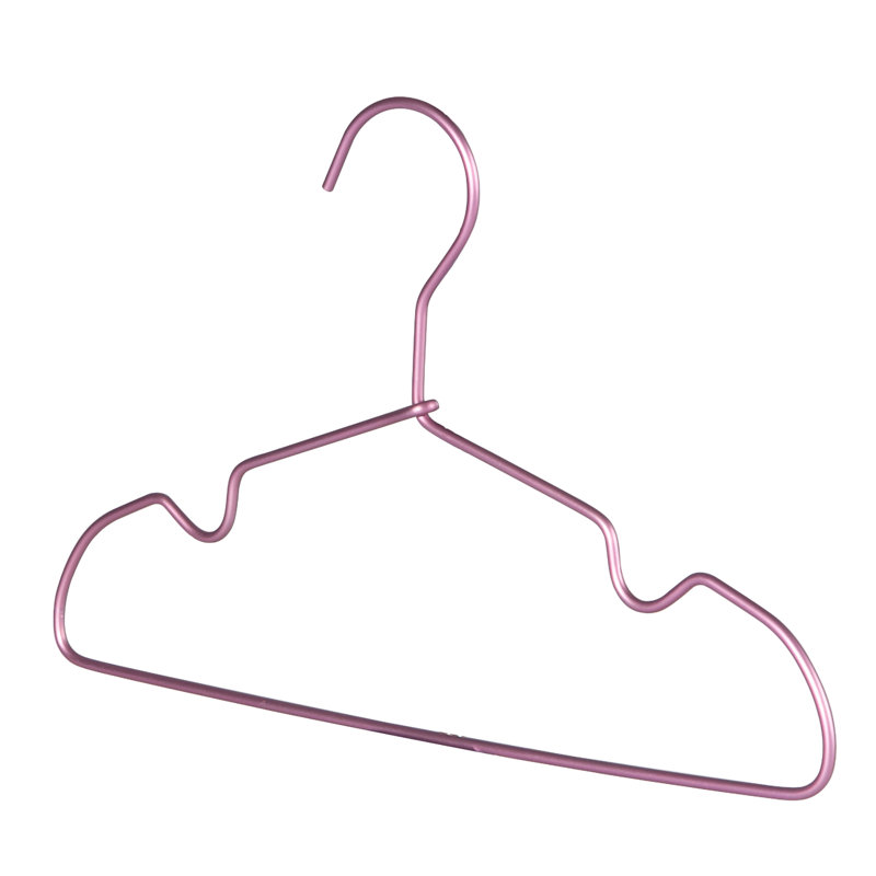 Harbour Housewares - Metallic Children's Coat Hanger, Purple