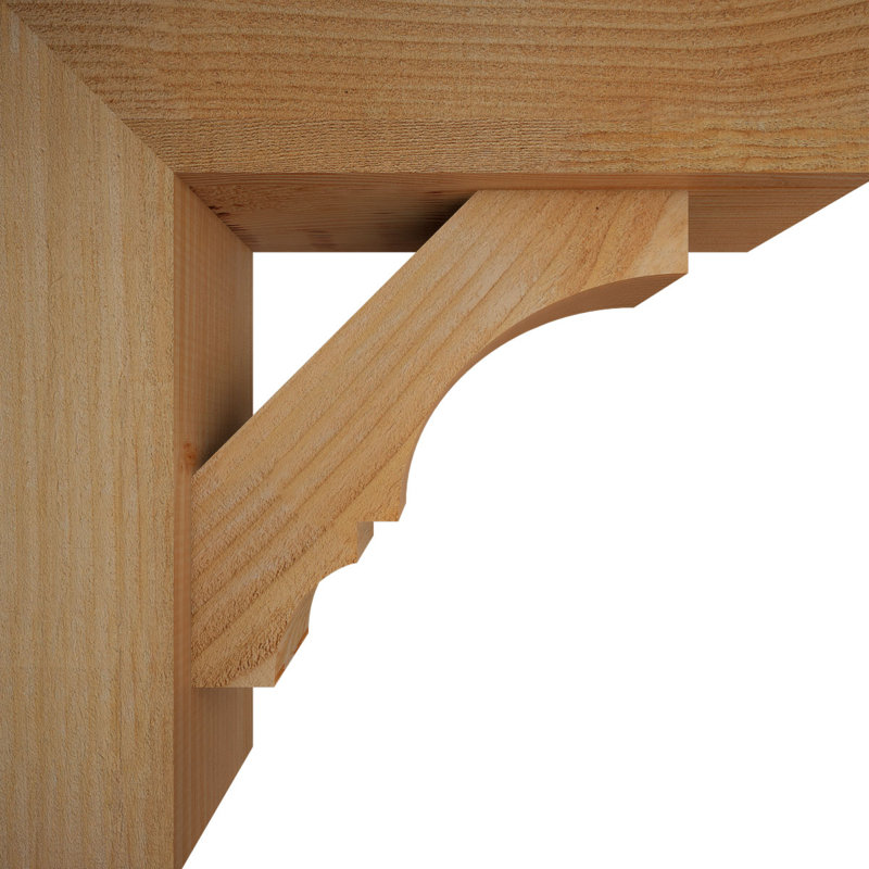 Support de bloc Balboa avec entretoise décalée, 20 po x 20 po, Sapin Douglas de l 6 po (scié brut)