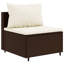 Ensemble de patio 5 pièces avec coussins en polyester noir Latitude Run®-1879274403-1879274400-1879274410