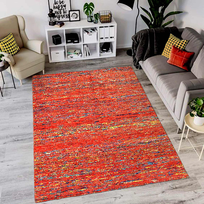 Flonard Area Rug in Red