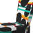 Black Circle Dots - Upholstered Patterned Accent Side Chair