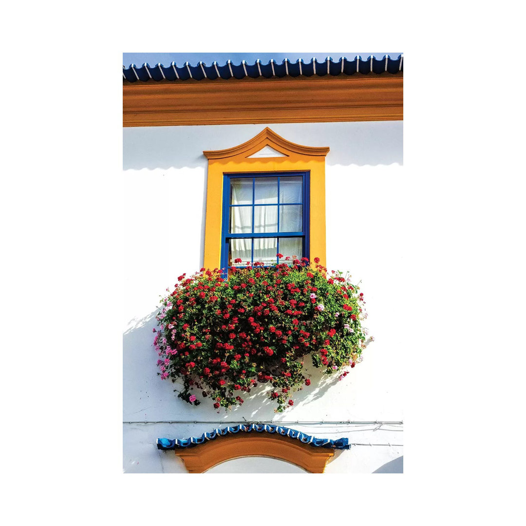 Portugal, Aveiro. Colorful Houses. by Terry Eggers - Gallery-Wrapped Canvas Giclée on Canvas