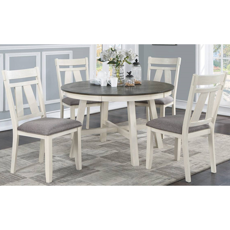 Ensemble repas pour 4 personnes Ericyyi, Blanc
