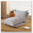 Upholstered Convertible Chair,Floor SofaBed with Adjustable Backrest andPillows-426289378