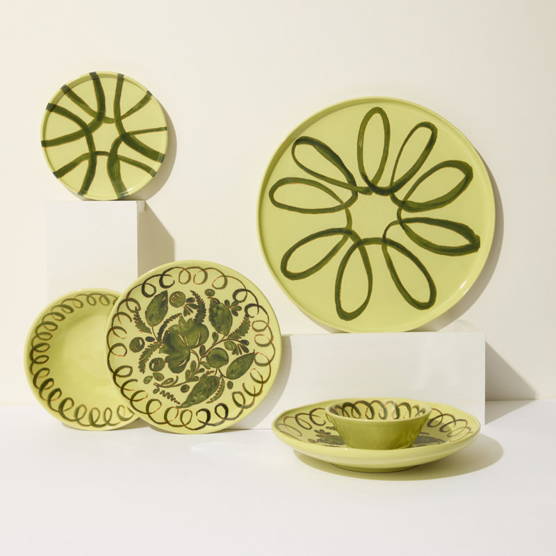 Amalfi Cereal Bowl - Lime - 7", Lime