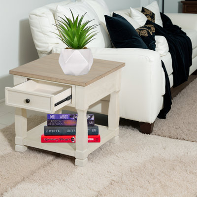 Ahja Top 1 End Table with Storage