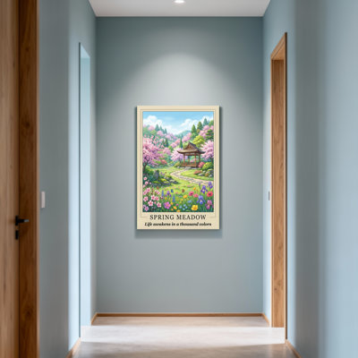 Landscape & Nature Spring Meadow Floral Garden Scene