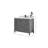 Chicago Teak 42 " W Freestanding Standard Free Standing 1 Single Vanity Bathroom Vanity With Quartz Top-94599200