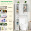 Rangement au-dessus de la toilette-106809345