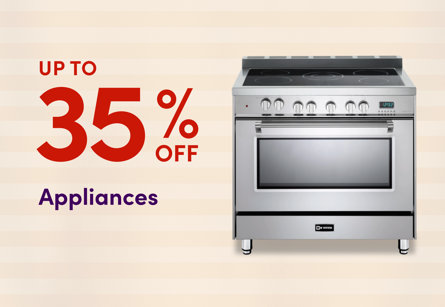 Up to 35% off Appliances