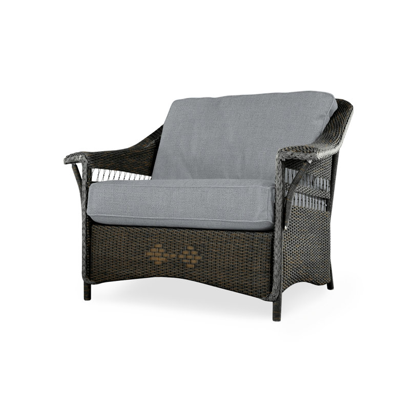 Nantucket Outdoor Lounge Chair, Kadogo Lake, Mink