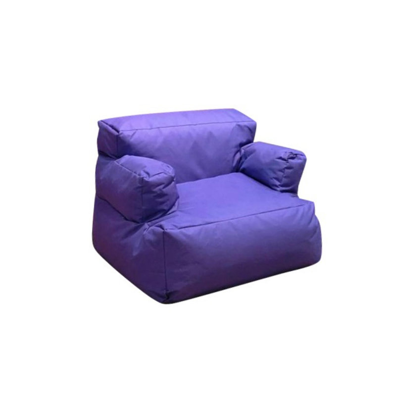 Bean Bag, Purple Polyester