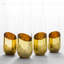 4 Piece 296ml Glass Flute Set