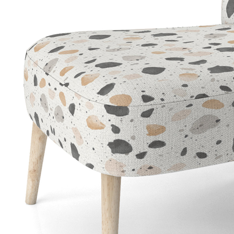 Chaise d'appoint moderne - Chaise d'appoint en forme de pierre minimaliste, Chaise d'appoint sans accoudoirs